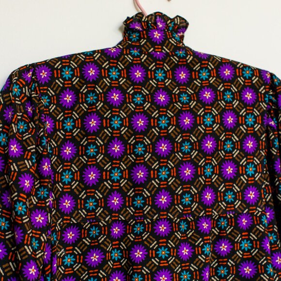 Saint Laurent Geo Motif Tunic Dress - Picture 9 of 16